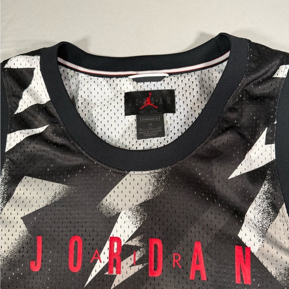 Jordan Mesh Basketball Jersey XL Lightning Bolt Jumpman #23 Nike - Picture 9 of 13